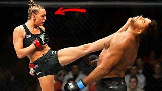 She Can Knock out MEN! Insane Female Power - Dakota Ditcheva