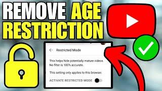 How To Remove Age Restriction on YouTube (Laptop / PC)