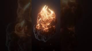 Houdini Fire Trails #houdini #vfx #3d #cg #motiongraphics #motiondesign #fire #pyro #simulation