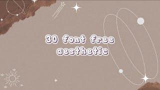 30 Font Gratis aesthetic for vivo #recommended