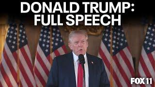 Trump press conference today: Full speech