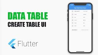 #Google's Flutter Tutorials - Data Tables  (coderzheaven.com)