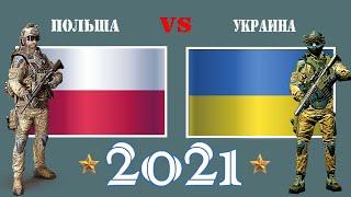 Польша VS Украина  Армия 2021  Сравнение военной мощи