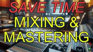 Save Time When Mixing or Mastering...