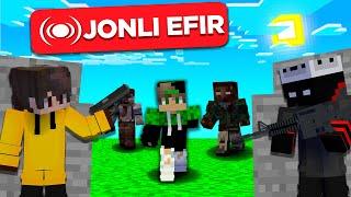 BIRGALIKDA YASHAB QOLISH | MINECRAFT | JONLI EFIR