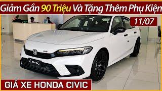 Giá xe Honda Civic tháng 07. Vẫn đang xả nốt xe vin 2023, giảm gần 90 triệu tiền mặt