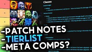 Patch Notes, Tierlist Update, and Possible META Comps for Season 2? (11.1)