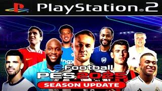 EFOOTBALL PES 2025 PS2 ISO UPDATE SUMMER TRANSFER