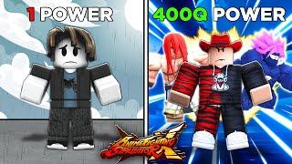 NOOB To PRO DAY 1 In Roblox Anime Fighting Simulator X...