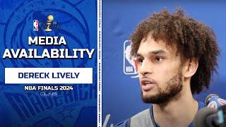 Dereck Lively Says Celtics Crowd is NOT That Loud | Mavs Media Interview