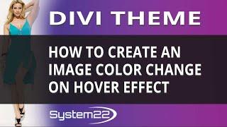 Divi Theme How To Create An Image Color Change On Hover Effect