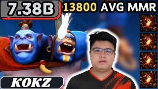 NEW PATCH 7.38b - Kokz OGRE MAGI Hard Support Gameplay 33 ASSISTS - Dota 2 Full Match Gameplay