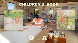 Why am I illustrating my CHILDREN'S BOOK on the world's LARGEST watercolor paper? | Q&A