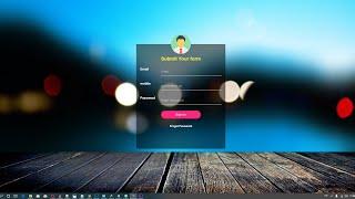 How To Create Responsive Transparent Login Form Using HTML css
