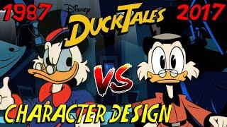 DuckTales Character Design Comparison (old 1987 vs. new 2017)