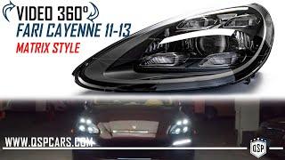 Faro LED per Porsche Cayenne 2011-14 fra le Mani | Trasformazione QualitySpCars MATRIX STYLE Tuning
