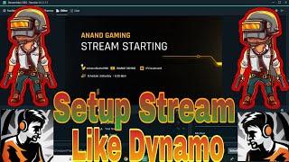HOW TO STREAM LIKE DYNAMO FULL PACK IN DESCRIPTION  || DYNAMO GAMING || SETUP THEMES IN NORMAL OBS