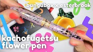 New Pen Day!  Bungubox x Esterbrook Kachofugetsu Flower Estie 