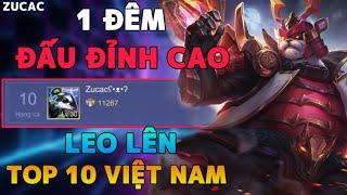 "Lọt Vào Top 10 Việt Nam" 1 Đêm Đỉnh Cao Leo Lên TOP1 Zuka Của Zucac P9