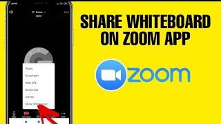 How to share whiteboard on zoom app  2020