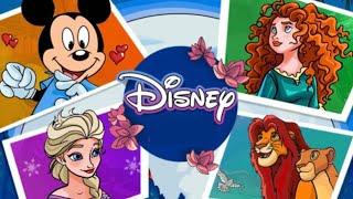 Happy Color App | Disney 2023 Compilation | Color By Numbers | Animated