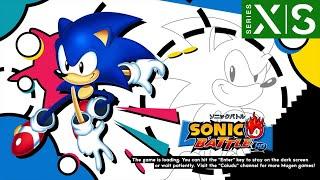 Sonic Battle HD MUGEN | Xbox Series X | IKEMEN GO