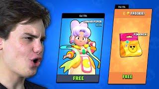 უფასოდ? Lunar Piper & უფასო პინები! - Brawl Stars