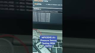 MPX5010 Air Pressure Sensor with esp32. #arduino #esp32 #sensor #airpressure