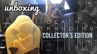 Unboxing with Cats! Death Stranding Collector's Edition! See the Baby Tank!