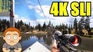 Far Cry 5 Update 4K GTX 1080 TI SLI Frame Rate Performance Test + Vacation