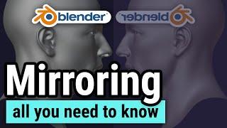 Blender Basics - Mirroring & the Mirror Modifier Tutorial