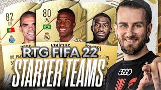 FIFA 22 Squad Builder - RTG STARTER TEAMS in FUT 22