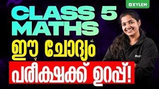 Class 5 Maths | ഈ ചോദ്യം പരീക്ഷക്ക് ഉറപ്പ് - Annual Exam - Don't Miss It!! | Xylem Class 5