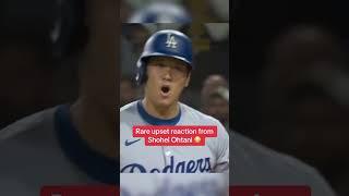 Ohtani repeatedly kept telling the umpire “no” after the strike call #shorts