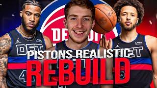 DETROIT PISTONS REALISTIC REBUILD IN NBA 2K23!