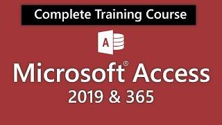 Access 2019 & 365 Tutorial Creating a New Database Microsoft Training