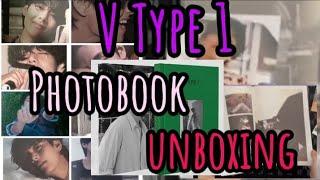 V Type 1 Photobook Unboxing|| Kim Teahyung looking so handsome||#Vtype1