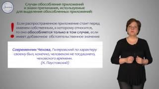 Русский язык 8 класс. Обособленные приложения и выделительные знаки препинания