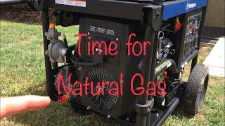 Part 9- Westinghouse WGEN12000DF 15000 Watt Dual Fuel Portable Generator Running on Natural Gas