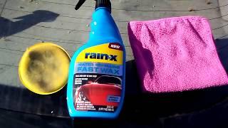 Meguiar's ultimate quik wax vs rain x water repelling fast wax