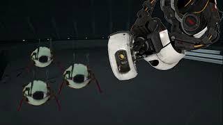 (Portal 2 15.ai) GLaDOS gets raided by Wheatley Crabs