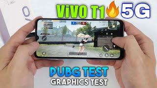 Vivo T1 5G PUBG TEST & BGMI TEST | Vivo T1 PUBG Gaming Test With Graphics Test 