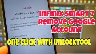 Infinix Smart 7 (x6515), Remove Google Account, Bypass FRP. UnlockTool!