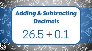 Adding and Subtracting Decimals