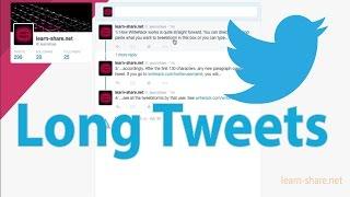 How to Write Long Tweets in Twitter with WriteRack Tweet Storm