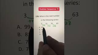 Math Shortcut Tricks Number Series