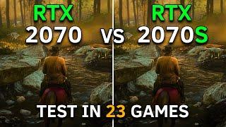 RTX 2070 vs RTX 2070 SUPER | Test In 23 Games at 1080p | 2023