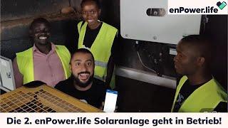 Inbetriebnahme der 2. enPower.life Solaranlage für Yujo Izakaya