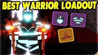 THE *BEST* POSSIBLE WARRIOR LOADOUT IN THE UNDERWORLD | Roblox: Dungeon Quest