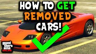 How to GET REMOVED CARS! | GTA Online Mercenary Update